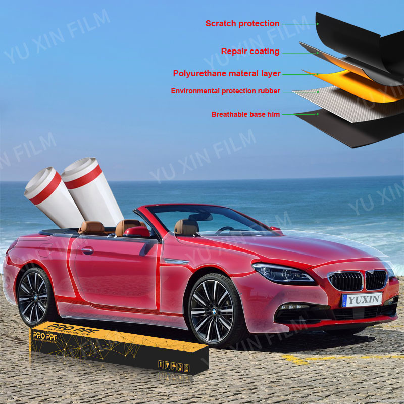 High Glossy PPF Car Paint Protection Film 215Micron Thickness PPF Film Roll