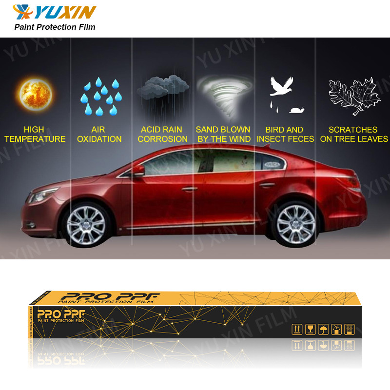 USA Lubrizol Car Paint Protection Film 165 micron Self Healing PPF ...