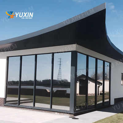 PET Material Architectural Window Film One Way For Modern Facades Privacy Film