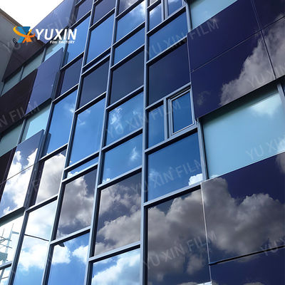 Thermal Insulation Decorative Building Window Film Mirrored Reflective Solar UV Rejection Film