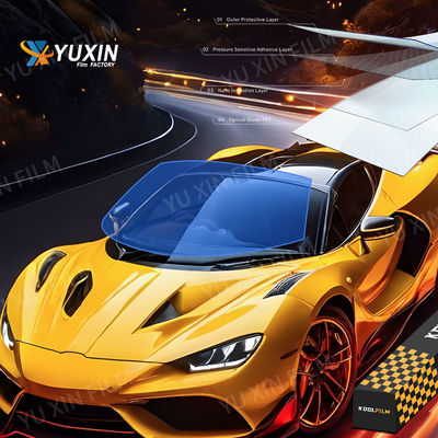 Self Adhesive 3 Mil Safety Film 99%IR Blocking Automotive Security Film Wet Application