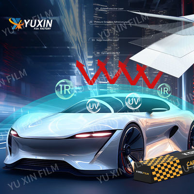 UV Rejection Car Safety Window Film 99%IR Blocking Heat Insulation 4 Mil Thickness