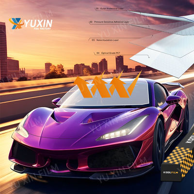 4 Mil Automotive Security Window Film Anti Fog Nano Ceramic Car Solar Tint
