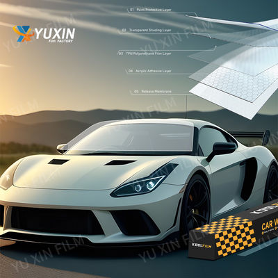 Anti Glare TPU Windshield Film Anti Scratch High Clear Window Tint Film