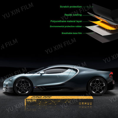 Scratch Resistant TPU Paint Protection Film Self Repair USA Lubrizol Clear Car Body Wrap