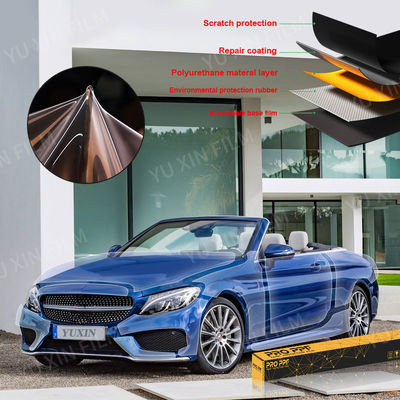 UV Resistant TPU Transparent Paint Protection Film Automotive PPF 190Micron Thick