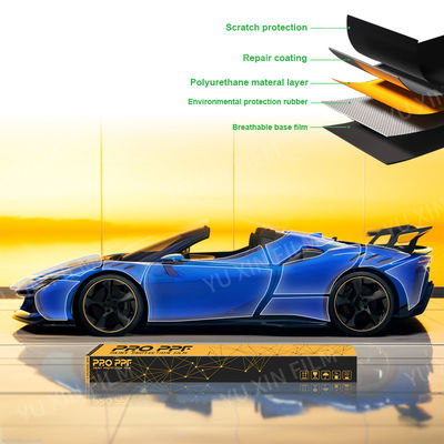 TPU Clear PPF Paint Protection Film 7.5mil Ceramic Coating PPF Auto Film Manufacturer