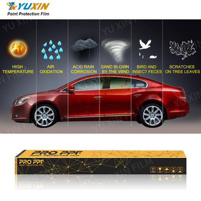 USA Lubrizol Car Paint Protection Film 165 micron Self Healing PPF Paint Protection Film