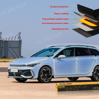 Hydrophobicity Glossy Black PPF Protection Film TPU Full Body PPF Film Manufacturer