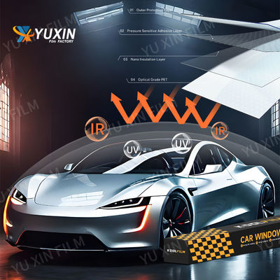 152cmx30m Self Adhesive Nano Ceramic Film For Car Privacy Protection Customized