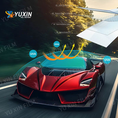 OEM Nano Ceramic Automotive Window Film For Car 99% Sun Blocking Wet Installation