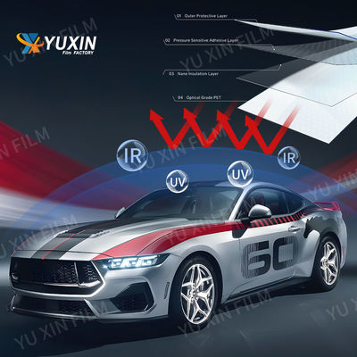Anti Scratch Nano Ceramic Car Window Tint Film UV Blocking Solar Control Film Factory
