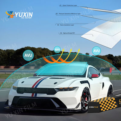 PET Layer Nano Carbon Window Tint Film Solar Car Windshield Rear Window Film OEM