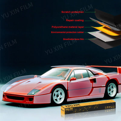 Nano Ceramic Car Body Paint Protection Film Super Hydrophobic TPU PPF Film UV Resistance