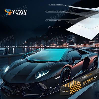 ECO Friendly PET Car Window Film UV Block 1 PLY 2 PLY Automotive Window Tint Film