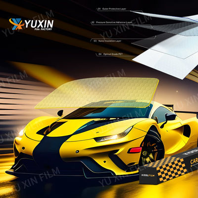 Primary Dyed Car Window Film 1 PLY 2 PLY Heat Rejection Clear Window Tint