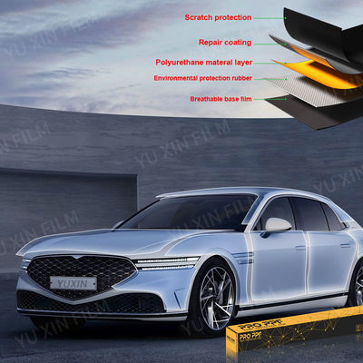 Anti Scratch Lubrizol Clear Paint Protection Film High Glossy TPU Auto Paint Wrap Film