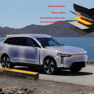 Anti Scratches TPU Paint Protection Film 72 Inch Self Healing Car PPF Protection Film