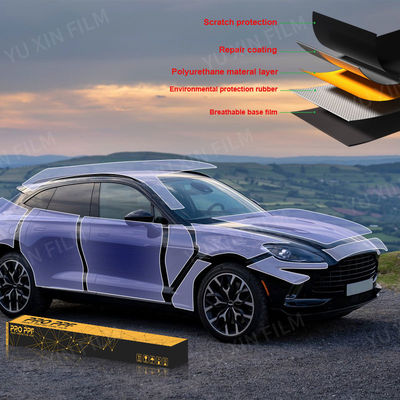 Clear Gloss TPH Material pPF protection film Anti Scratch car PPF roll Customized Logo