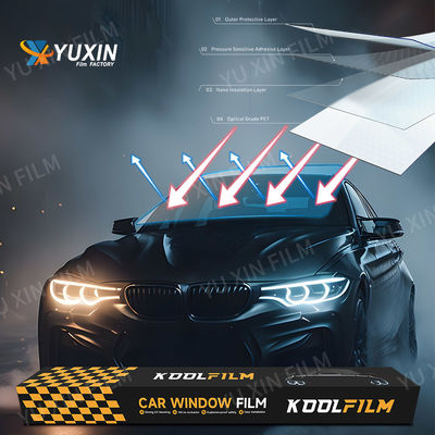 60inchx100ft PET Reflective Window Film For Cars , Mirror Effect Window Film