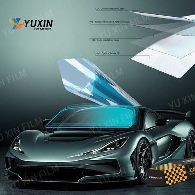 2 Ply Carbon Window Tint Film Solar Carbon Tint 1.52x30M OEM ODM Customizable