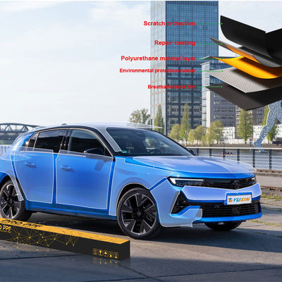 7.5mil Glossy Black Paint Protective Film Scrapes Resistacnce TPH PPF Roll Car Film