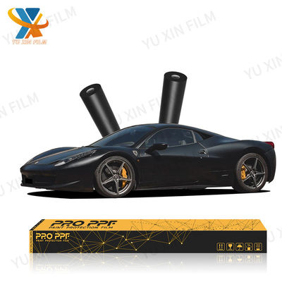 Satin Black PPF Protection Film Full Body Matte Frosting TPU PPF Car Wrap 190um