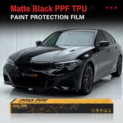 60inchx50ft Matte Glossy Black TPU Vehicle Paint Protection Film 190um PPF Film For Cars