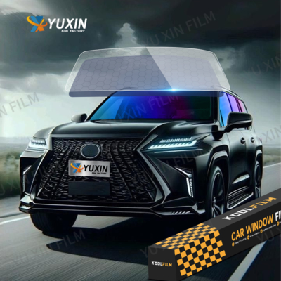 Purple Blue 80% VLT 99% IRR Windshield Chameleon Film Car Window Tint Film
