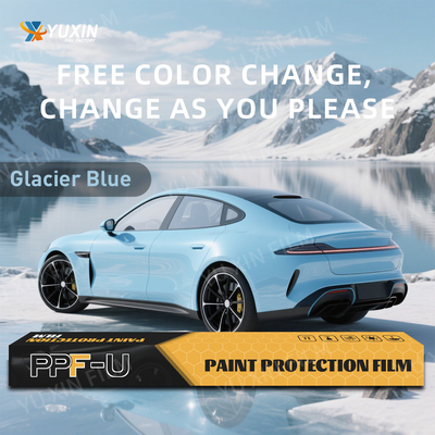 190 Micron Blue Red Car Body Wrap Vinyl Film TPU Color PPF Paint Protection Film