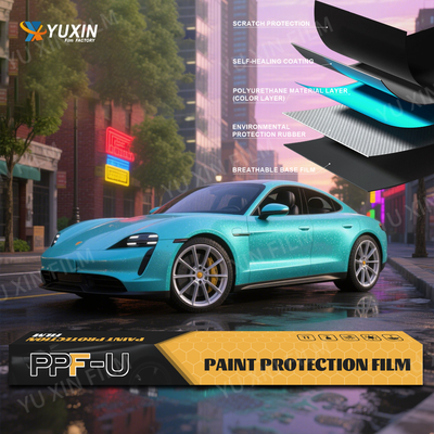 Manufacturer TPU Sky Blue Color Changing Film Strong Stretch Paint Protection Film