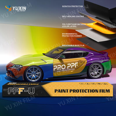 10 Years Warranty TPU McLaren Orange 1.52*15M Anti-scratch Lubrizol TPU PPF Paint protection Film