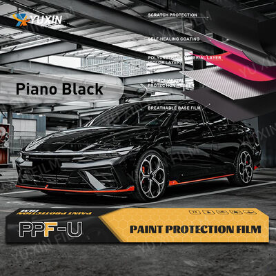 High-end Black Car Wrap Film Anti-scratch Heat Healing TPU PPF Paint Protection Film