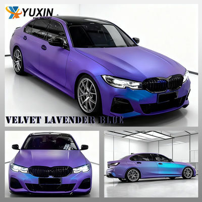 190 Micron TPU Diamond Purple Wrap Vinyl Film Color PPF Film Paint Protection Film