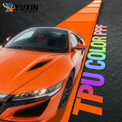 High Level McLaren Orange Color PPF Anti Scratch Paint Protection Film
