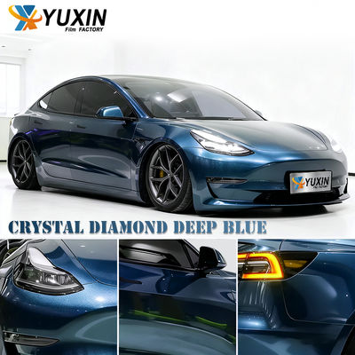 Anti-UV Color PPF Wrap Film TPU Porcelain Blue Paint Protection Film for Car Body