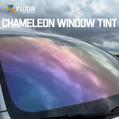 99% UVR IRR Verde viola 80% VLT Cameleon Film per finestre di auto