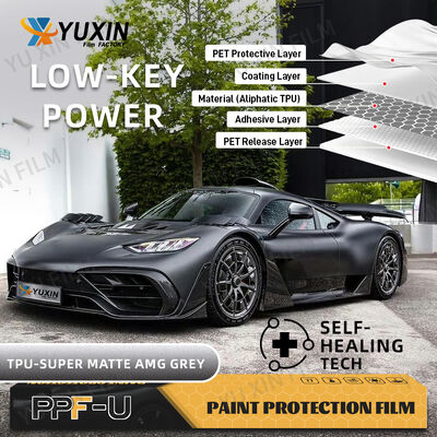Premium Super Glossy TPU PPF Grey Silver Color Car Self Healing PPF  Paint Protection Film