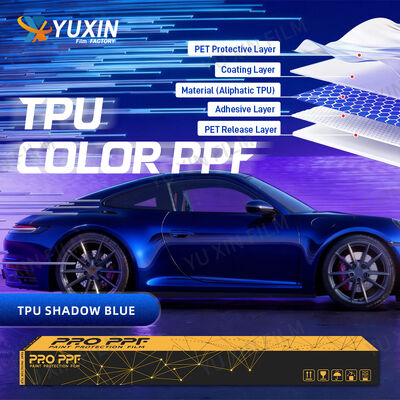 Customized Brand Wrap Vinyl Film Super Ceramic Coating Color PPF Paint Protection Film