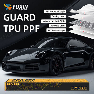 TPU Color Change Paint Protection Film Car Self Healing PPF Hydrophobic TPU OEM Customize