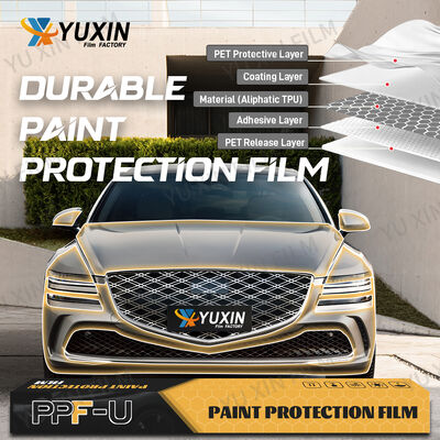 Premium Black Color PPF Auto Paint Protection Film TPU TPH Material color PPF