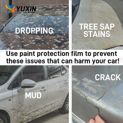 Self Healing Anti Scratch Gloss Color Tpu Ppf Paint Protect Film Nano Coated Car Wrap Film