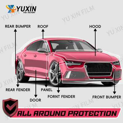 300+color Self Healing Color Change Anti-Yellow Clear PPF Hydrophobic Car Paint Protection Film