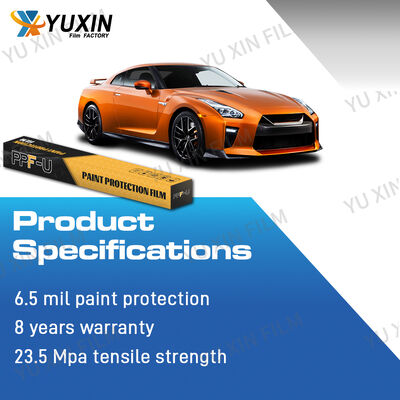 Clear Agutec TPU Car Paint Protection Film Non Yellow 5x50ft 8 Years Warranty TPU PPF