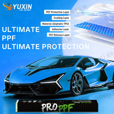 190 Micron 7.5mil High Gloss Matte TPU PPF Car Film Strong Stretch Paint Protection Film