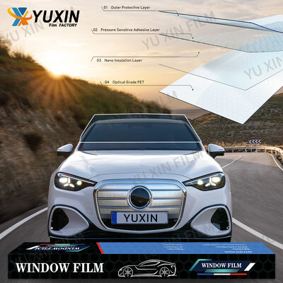 1% Super Dack Black Window Tint KOOLFILM 99% IRR Heat Rejection Nano Ceramic Car Window Film 