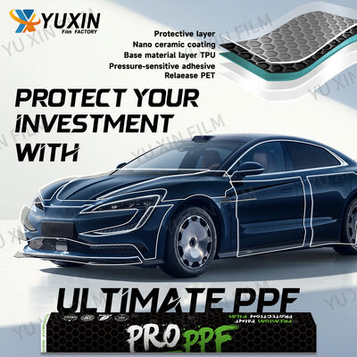 10 Years Warranty USA Quality Super Hydrophobic Instant Self Healing TPU PPF Paint Protection Film Clear TPH Car Ppf Film