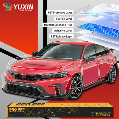 7.5MIL UV Protection TPH TPU PROPPF Gloss Matte Clear Car Body Paint Protection Film