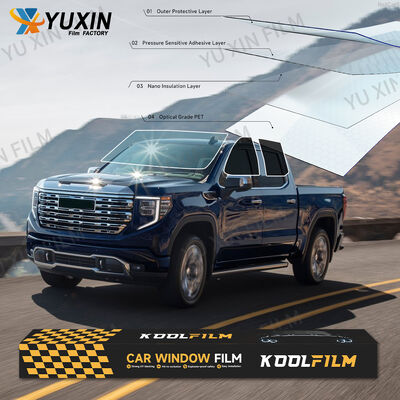 1% Super Dack Black Carbon Ceramic Film 99% UVR IRR Heat Rejection Car Window Tint Film