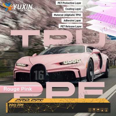UV Resistant 8-Year Warranty Hydrophobic Paint Protection Film for Car Wrap and Color Change